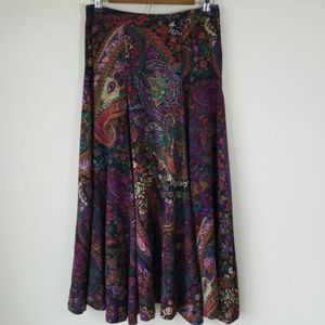 Vintage Talbots- Paisley Long Sk…